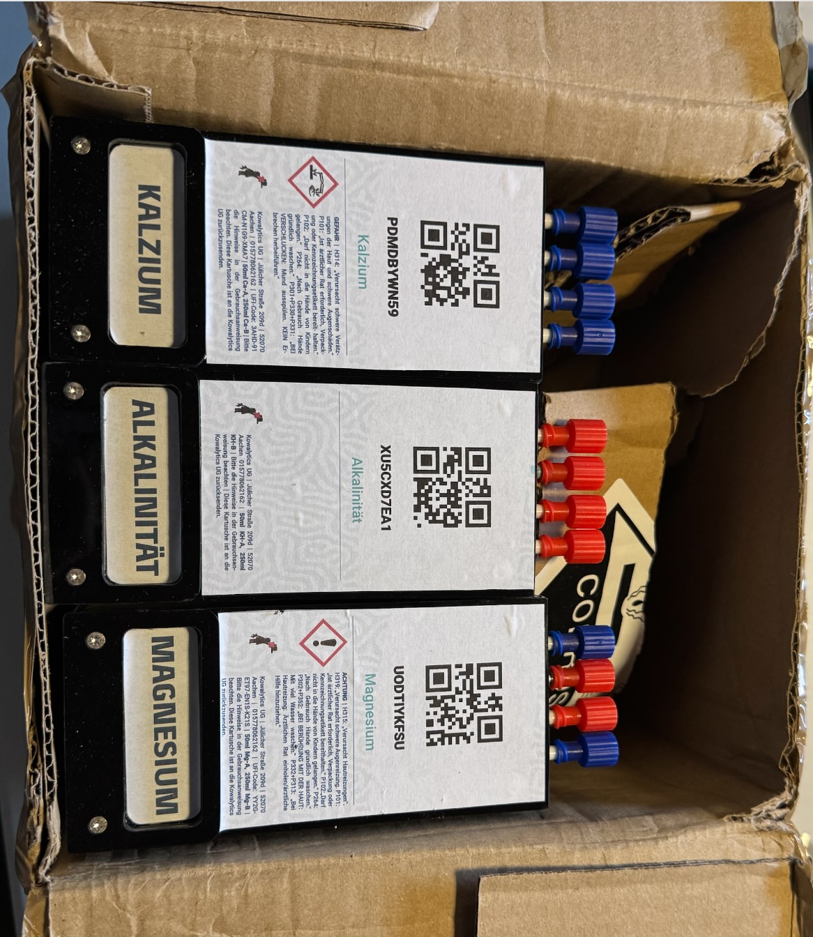 Kartusche ohne Produktverpackung versandt
